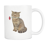 Cat Rose Mug