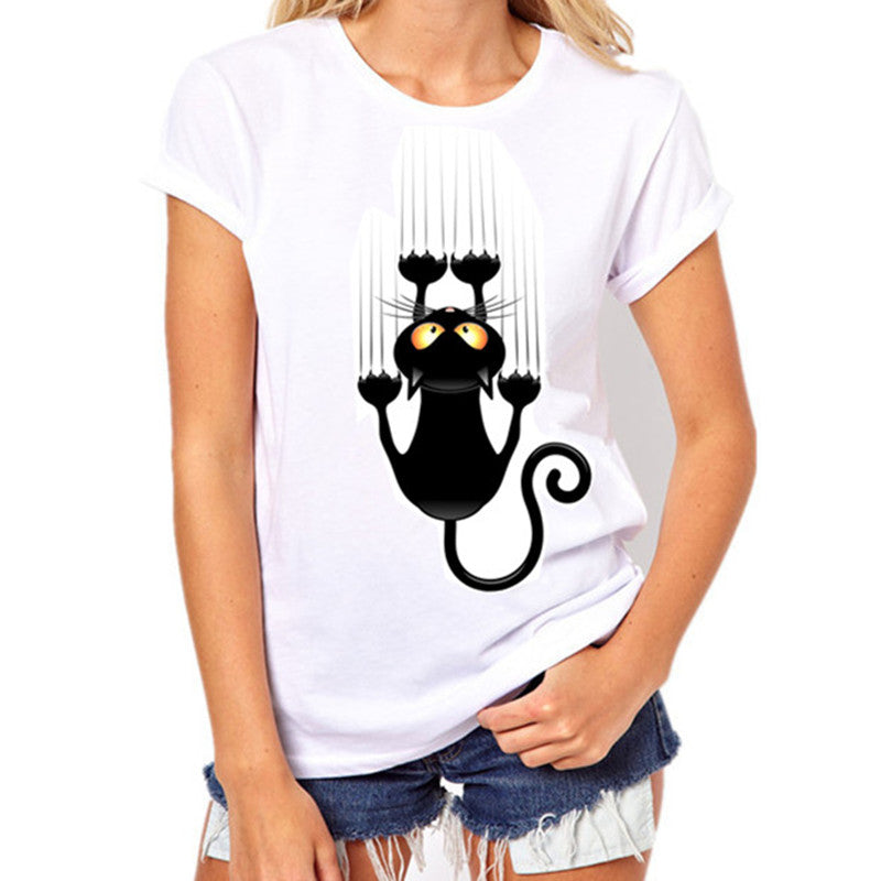 Funny Black Cat Tee