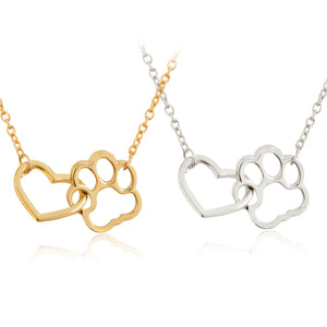 Paw Footprint Necklaces