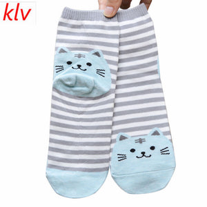 Fashion Cat Footprints Socks