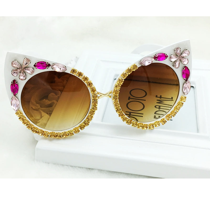 Designer Vintage Cat Eye Sunglasses