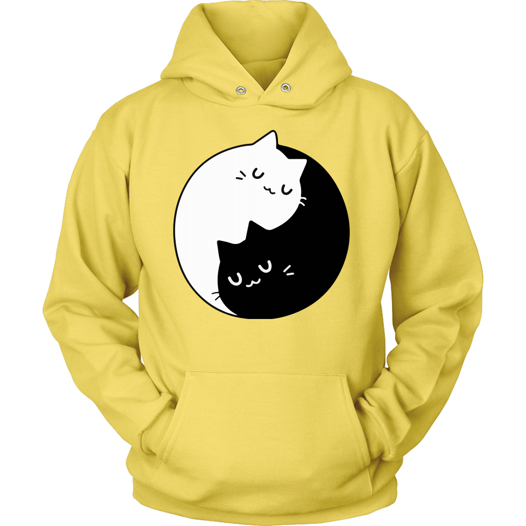 Yin yang 2025 cat hoodie