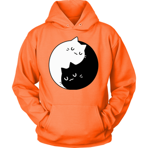 Yin Yang Cats Hoodie