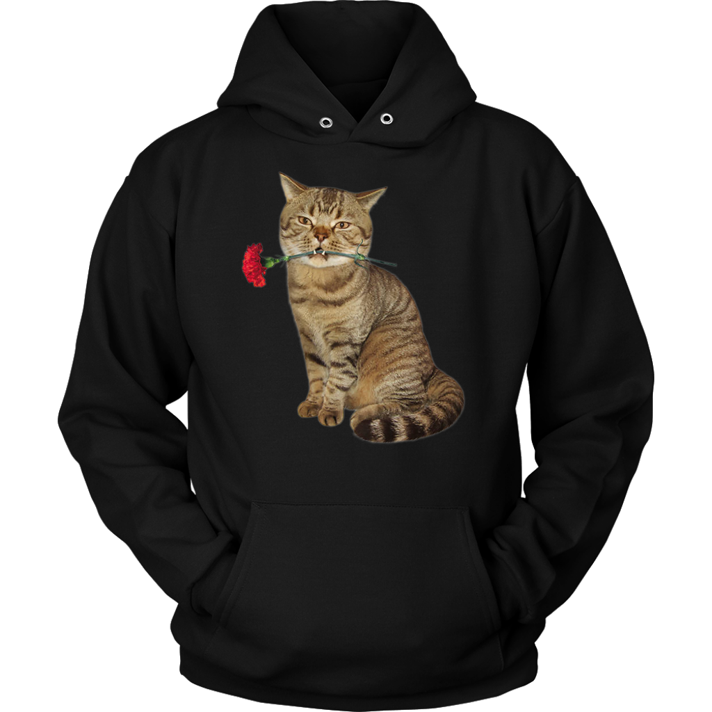 Cat Rose Hoodie