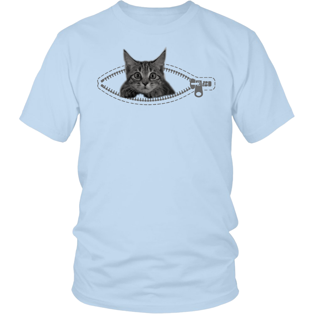 Kitty Zipper T-shirt