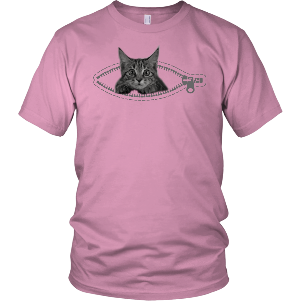 Kitty Zipper T-shirt